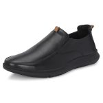 Blue Leather By Centrino Genuine Leather Men's Formal Slip on Loafers |Comfort Trendy Non Lace-Up Design |Flexible Mocassins |Leather with Anti-Skid Sole |Perfect for Office Wear & Formal Dress (3997)