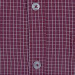 ACCOX Men's Formal Half Sleeves Regular Fit Cotton Navy Blue Sky Blue Check Shirt(Multi,GC158_01) - Image 3