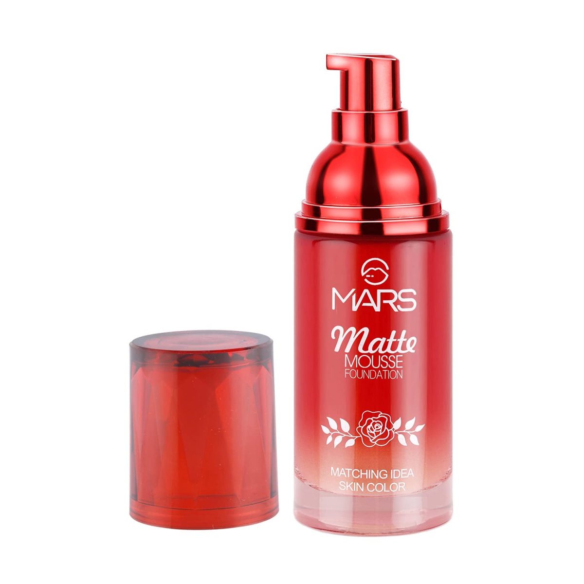 Matte Mousse Foundation Light Weight Waterproof F06 60ml (Shade 101-Ivory)(Pack of 1) - Image 4