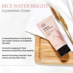 The Face Shop Rice Water Bright Foaming Face Wash 50ml, Face Wash for Glowing Skin, Cleanser for Uneven Skin Tone, Korean Skin Care Products, Face Wash For Oily skin - Image 4