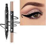 Facejewel Eyeliner Stamp Wingliner, Dual-ended Eyeliner Stamp, Waterproof & Star Shape Stamps Tattoo Eyeliner Makeup Tools for Women Girl - Image 3