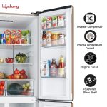 Lifelong 500L Inverter Frost Free 4 Multi-Door Refrigerator (LL4DR500RG, 500L), Rose Gold, Large - Image 3