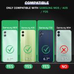TheGiftKart Shockproof Crystal Clear Back Cover Case for Samsung Galaxy M05 / A05 / F05 | 360 Degree Protection | Protective Design | Transparent Cover for Samsung M05 / A05 (PC & TPU, Black Bumper) - Image 2