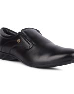 Liberty Fortune Robert-1 Men’s Formal Oxfords Shoes, Non-Lacing - Black - Synthetic Leather Shoes for Men with Cushioned Footbed - Stylish Office Footwear - Comfortable and Lightweight - Image 4