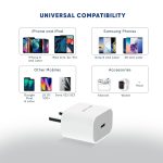 Charger Original 20W Adapter Fast USB Type C for iPhone 16/16 Plus/16 Pro/16 Pro Max, 15/15 Plus/15 Pro/15 Pro Max, iPhone 14/13/12 & Others PD 3.0 20 Watt BIS Certified 2 Years Warranty - Image 6