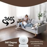 CP PLUS 4MP Wi-fi PT Home Security Smart Camera | 360˚ with Pan & Tilt | Two Way Talk | Cloud Monitoring | Motion Detect | Night Vision | Supports SD Card (Up to 128 GB) | Alexa & OK Google - CP-E41A - Image 3