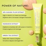 Hyphen Golden Hour Glow Sunscreen Spf 50 Pa++++ Dewy Glow & Bright Skin| Vitamin C Rich-10% Kakadu Plum & Peptides| Women Men|Lightweight & Non Greasy, Uv & Blue Light Protection|All Skin Types - 40G - Image 5