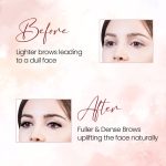 COLORESSENCE Eyebrow Pencil 3 in 1 Multifunction Brow Filling Styler with Spoolie Shaping Brush - 0.25 g (Brown) - Image 8