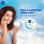 NIVEA Soft Light Moisturizer For Face, Hand & Body, Instant Hydration, Non-Greasy Cream With Vitamin E & Jojoba Oil, 200ml - Image 2