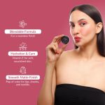 RIELLE Touch of Love Lip & Cheek Tint For Women - Creamy Matte Finish & Easy to Blend Smooth Formula | Enriched with Vitamin E | For Lips, Cheeks & Eyelids | Shade : 201 French Rose - 8gm - Image 3