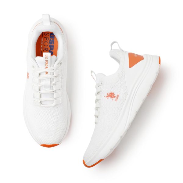 U.S. POLO ASSN. USPA|TREGGER 3.0|Off White Stylish Casual Sneaker Shoes for Man