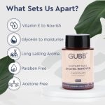 GUBB Nail Paint Remover Dip & Twist | Acetone Free | Removes nail-enamel instantly | contain vitamin E| Skin-friendly |Intensely moisturizes | Best For Natural Fingernail | Chocolate Aroma - 80ml - Image 5