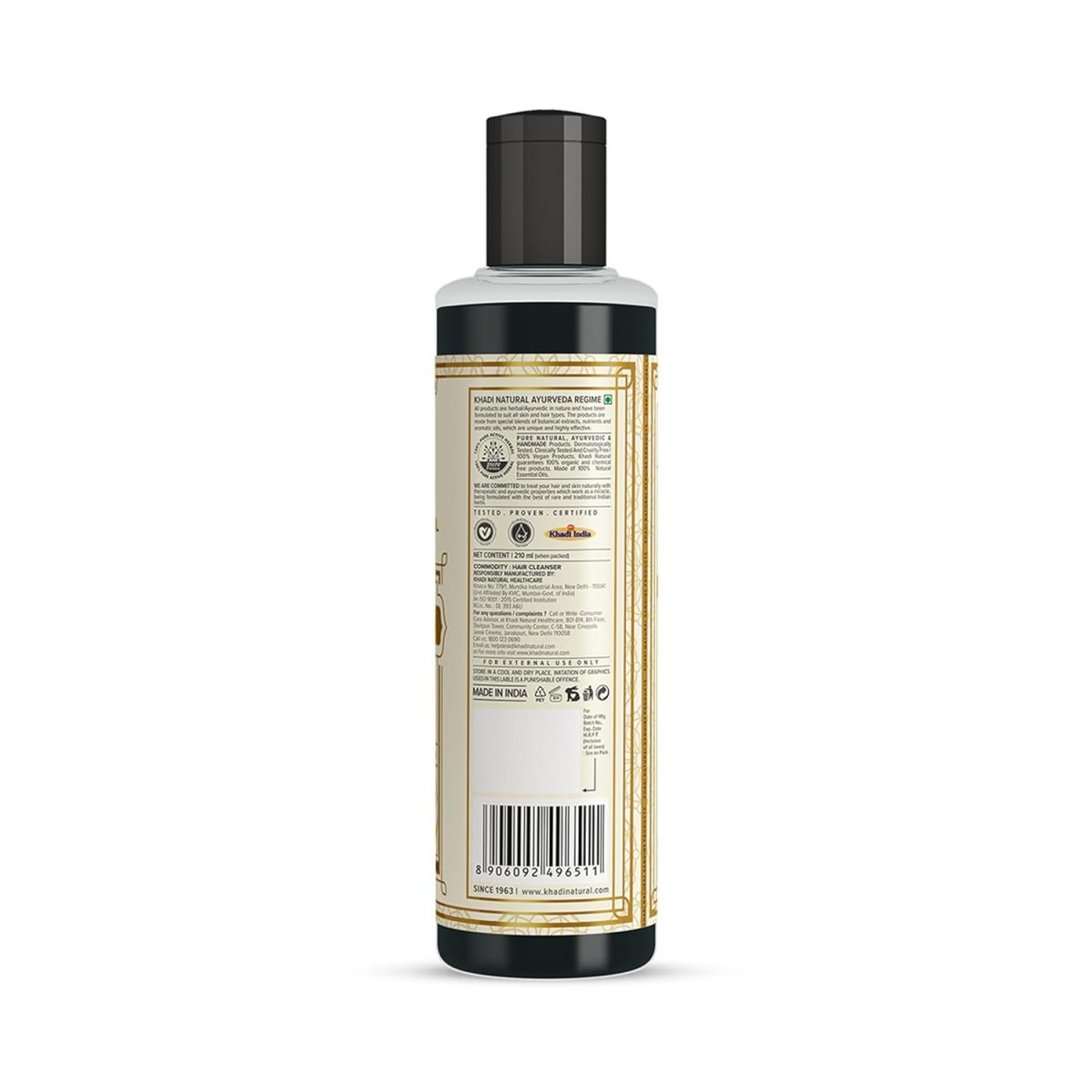Khadi Natural Amla & Reetha Hair Conditioner | Hair Fall Rescue Formula | Nourishes Dry and Damaged Hair | Suitable for All Hair Types | 210ml - Image 8
