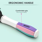 AGARO Classic Cushion Hair Brush with Strong & flexible nylon bristles, having Anti-static ball tips, for Grooming, Straightening, Detangling Hair, Ideal for Men & Women, Cyan - Image 5