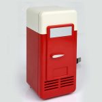 LOOM TREE® USB Mini Fridge Drink Cooler Refrigeration System Small Refrigerator Red Kitchen, Dining & Bar | Bar Tools & Accessories | Ice Buckets & Wine Coolers - Image 4