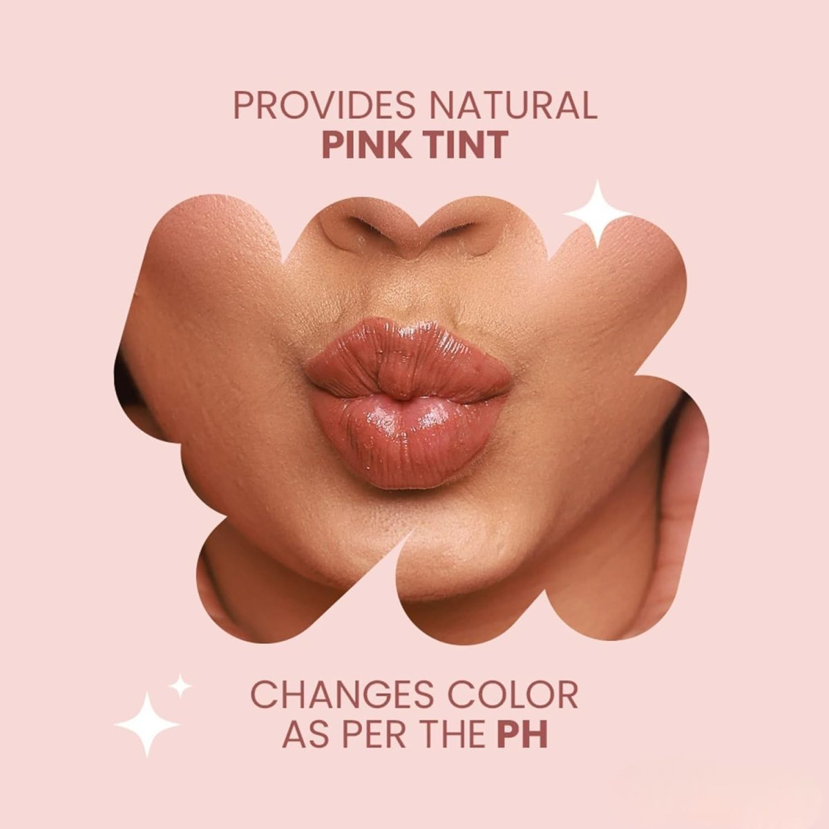 Korean Glossy Lip Gloss Oil with Shimmery Tinted Pink | Non-Sticky, Waterproof, Lipstick For Women | Crystal Jelly Transparent Clear lip oil Gloss - Image 2