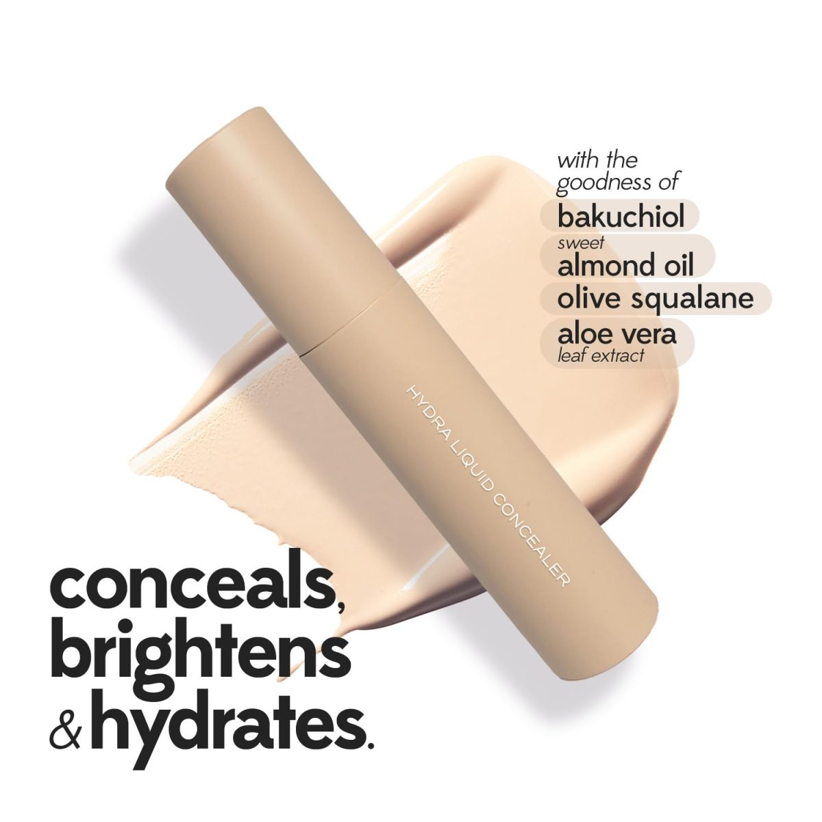 RUBY'S ORGANICS Liquid-Cream Concealer For Under-Eye Dark Circles & Pigmentation, Full Coverage, Cream With Bakuchiol, Easily Blendable, Highly Pigmented, Natural, All Indian Skin Types - HC2, 6.5Ml - Image 2
