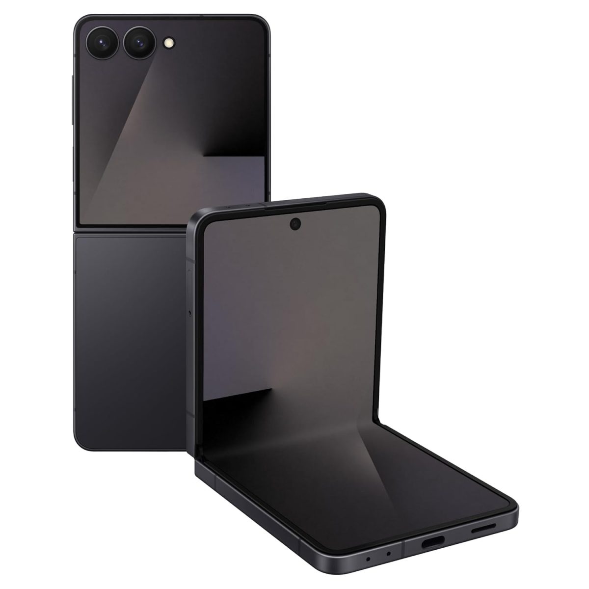 Samsung Galaxy Z Flip7 5G Smartphone with Galaxy AI (JetBlack, 12GB RAM, 512GB Storage), Ultra Sleek Design with 50MP High-Resolution Camera, Exynos 2500, Google Gemini