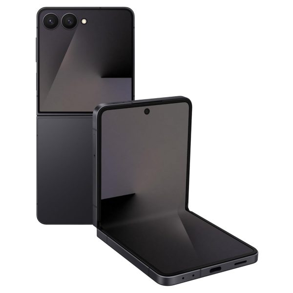 Samsung Galaxy Z Flip7 5G Smartphone with Galaxy AI (JetBlack, 12GB RAM, 512GB Storage), Ultra Sleek Design with 50MP High-Resolution Camera, Exynos 2500, Google Gemini
