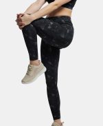 Jockey MW68 Women's Microfiber Elastane Active Wear Stretch Performance High Rise 7/8th Leggings with Back Waistband Pocket and Stay Dry Technology - Image 5