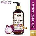 WOW Skin Science Onion & Collagen Anti-Hairfall Shampoo|Reduces Hairfall|Strengthens Roots|Nourishes Scalp|Prevents Breakage|Enhances Hair Thickness and Shine|New & Improved Formulation|500ml - Image 3