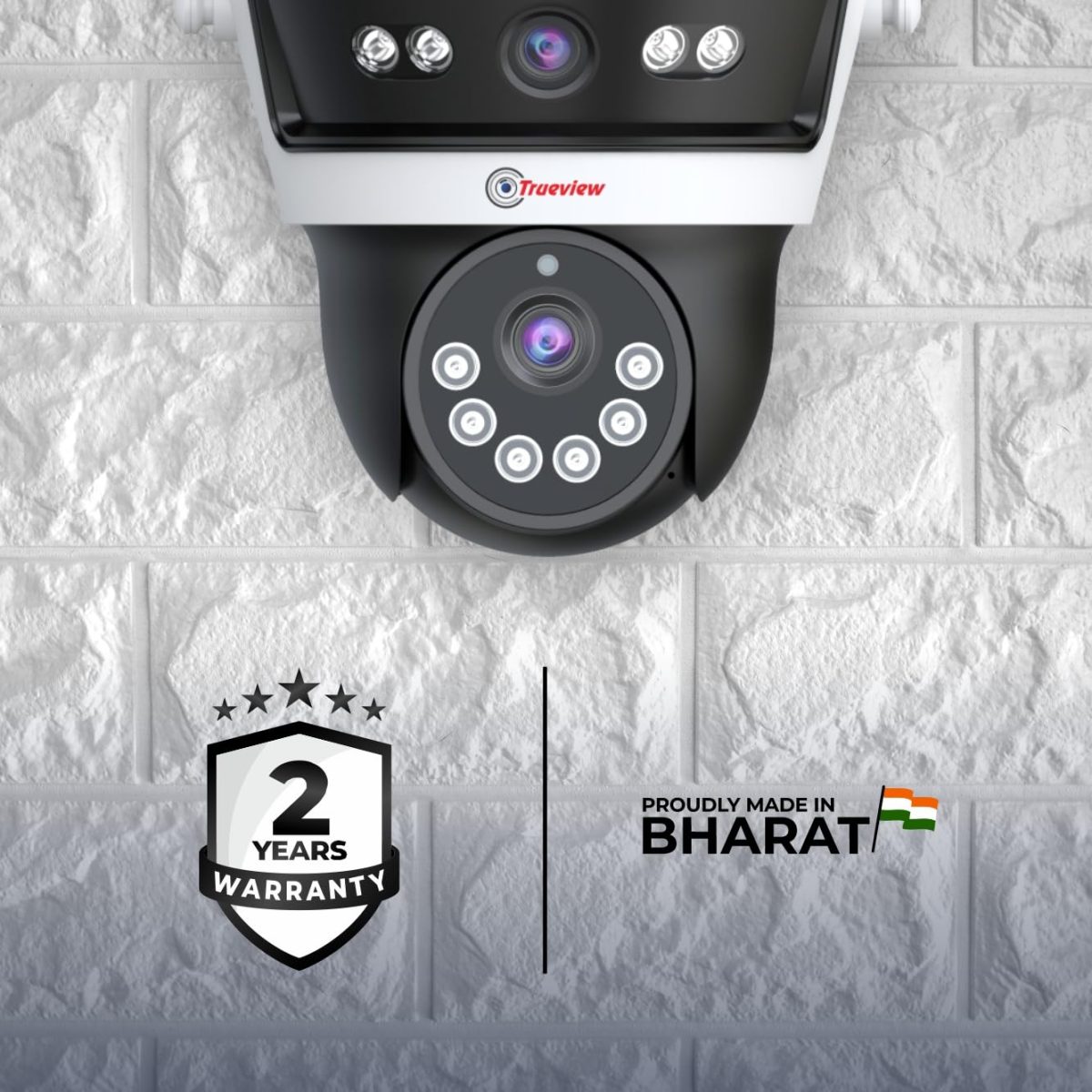 Trueview 3+3Mp 4G Mini Pt Solar Powered Linkage Security Camera, 1296p Advanced CCTV Surveillance Solution, Outdoor Camera, Water Proof, 2 Way Talk - Image 9