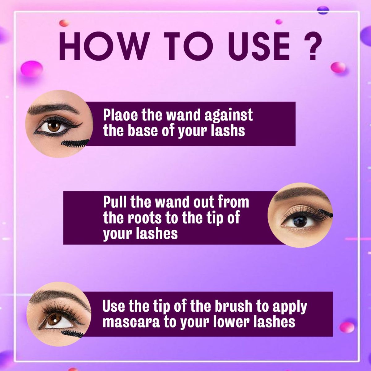 FASHION COLOUR Platinum Waterproof Mascara | Super Dense | Double Effect Silicon Brush | Extreme Curl | Waterproof | Volumising | Long Lasting | Extreme Black | Smudeproof | BLACK 8G - Image 5