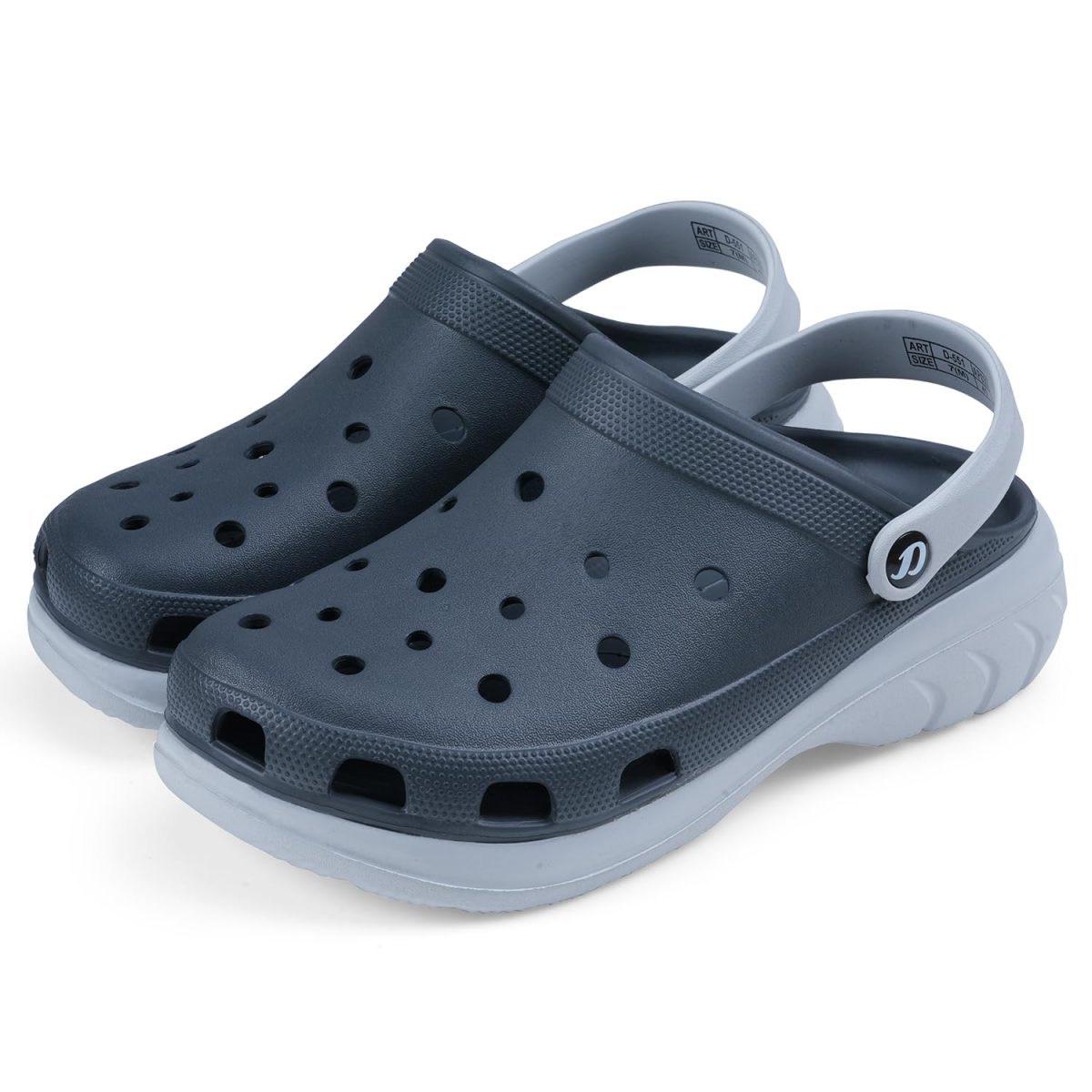 DOCTOR EXTRA SOFT Men's Double Color Comfy Casual Sports Clogs/Sandals with Adjustable Back Strap for Adult| Comfortable & Lightweight| Stylish & Anti-Skid|Waterproof Daily Use Mules Gents/Boys D-551 - Image 6