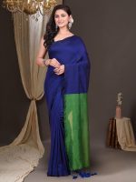 T.J. SAREES Unleash Your Inner Diva with our Sarees for cotton sarees for women Purecotton saree for puja occasion and Plain Pure Cotton Sarees for Trendsetting Women (Pack Of 1) - Image 2