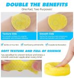 Kojic Acid and Turmeric Cleansing Pads for Dark Spots, Skin Brightening & Acne Prevention, with Vitamin B5, Vitamin C, Turmeric Infused Foaming Exfoliating Pads, for Face for All Skin Types -60PCS (Pack of 1 (60Pcs)) - Image 7