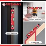 FREEMANS Box Section Aluminum Spirit Level with Magnet 30cm - Image 6