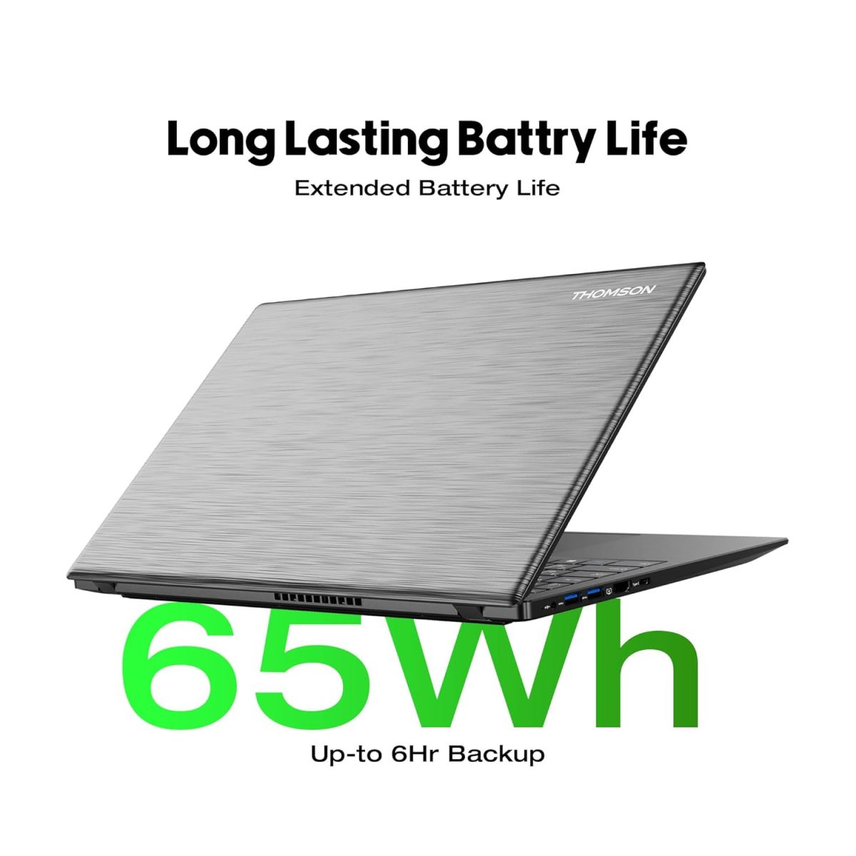 Thomson 15.6 Inch In-N15I Windows 11, Intel Corei3 12Th Gen 1215U (8GB DDR / 512GB SSD/Backlight Keyboard) Window 11 (Stylish, 1.65Kg, Ultra Performance/Grey Brush) Notebook - Image 8