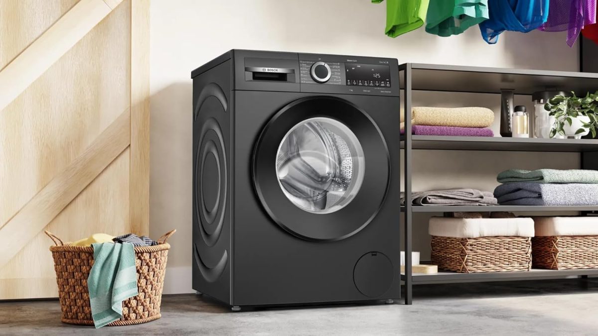Bosch 7 kg 5 Star Fully-Automatic Front Loading Washing Machine (WGA12208IN, Black Grey,Anti Wrinkle, In-Built Heater) - Image 5