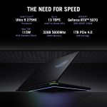 ASUS ROG Strix G16,Intel Core Ultra 9 275HX,Gaming Laptop(RTX 5070-8GB/115W TGP/32GB/1TB /2.5K QHD+/16"/240Hz/90WHrs/Windows 11/M365 Basic(1Year)*/Office Home 2024/Eclipse Gray/2.65 Kg)G615LP-S5022WS - Image 3
