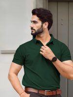 Freecultr Men's Polo T-Shirt | Pack of 2 | Half Sleeve Soft & Stylish Regular Fit Breathable Fabric Quick Dry Moisture-Wicking Comfortable Everyday Casual & Office Wear T-Shirt for Men - Image 7