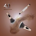 Winkelen 4 in 1 Travel Brush with Multifunctional Foundation Brush, Powder Brush, Eyeshadow Blending & Flat Professional Brush | Soft Bristles Makeup Brushes Set for Women, Girls - Image 5