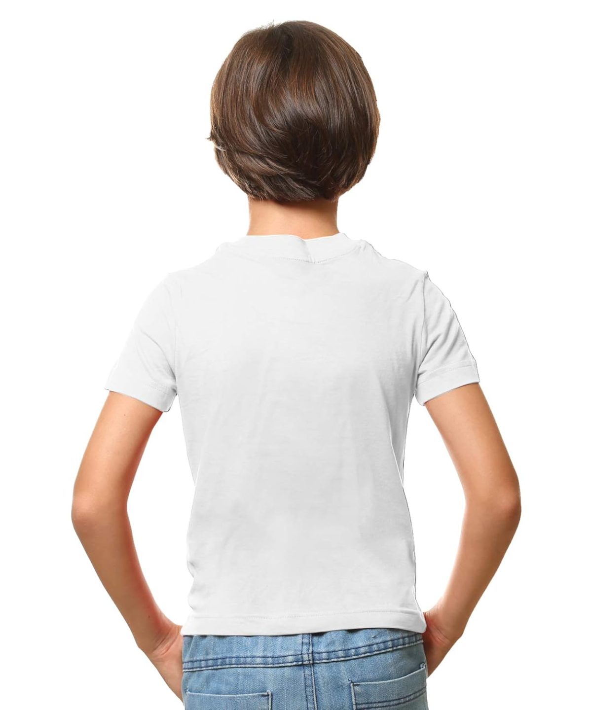 THREADCURRY Pizza Conquer | Funny Sarcasm Comic Quote Cotton Graphic Printed Tshirt for Boys White - Image 2