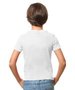 THREADCURRY Pizza Conquer | Funny Sarcasm Comic Quote Cotton Graphic Printed Tshirt for Boys White - Image 2
