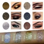 Loose, Highly Pigmented Holographic Glitter HD Eye Pigment - Long Lasting, Easy to Blend. Metallic Glitter Set of 6 - Light Shade - Image 4
