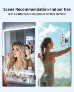 Yootech 360° Vaccum Magnetic Phones Holder, Magnetic Car Phone Mount, Hands-Free Suction Cup Phones Holder for Car/Gym/Mirror/Shower, Car Mount Compatible with All Mobile (Extended) - Image 5
