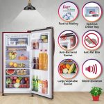 LG 204 L 4 Star Direct-Cool Inverter Single Door Refrigerator (??GL-B211CRRY, Ruby Regal, Smart Connect, 2022 Model) - Image 3