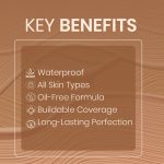 Colors Queen Real Base Oil Free Foundation | Matte Finish, Long Lasting & Lightweight Formula | Easy to Blend, Buildable Coverage | Waterproof Foundation for Face Makeup (01 - Classic Ivory, 40ml) - Image 2