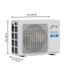 Godrej 1 Ton 5 Star Inverter Split AC (Copper, 2022 model, Nano-Coated anti-viral filter, AC 1T GIC 12TTC5-WWA, White) - Image 5