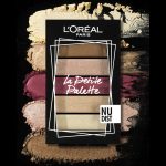 L'Oréal Paris Eyeshadow Palette, Mini-Sized, High Pigmentation, Highly Blendable Shades, La Petite, Nudist - Image 3