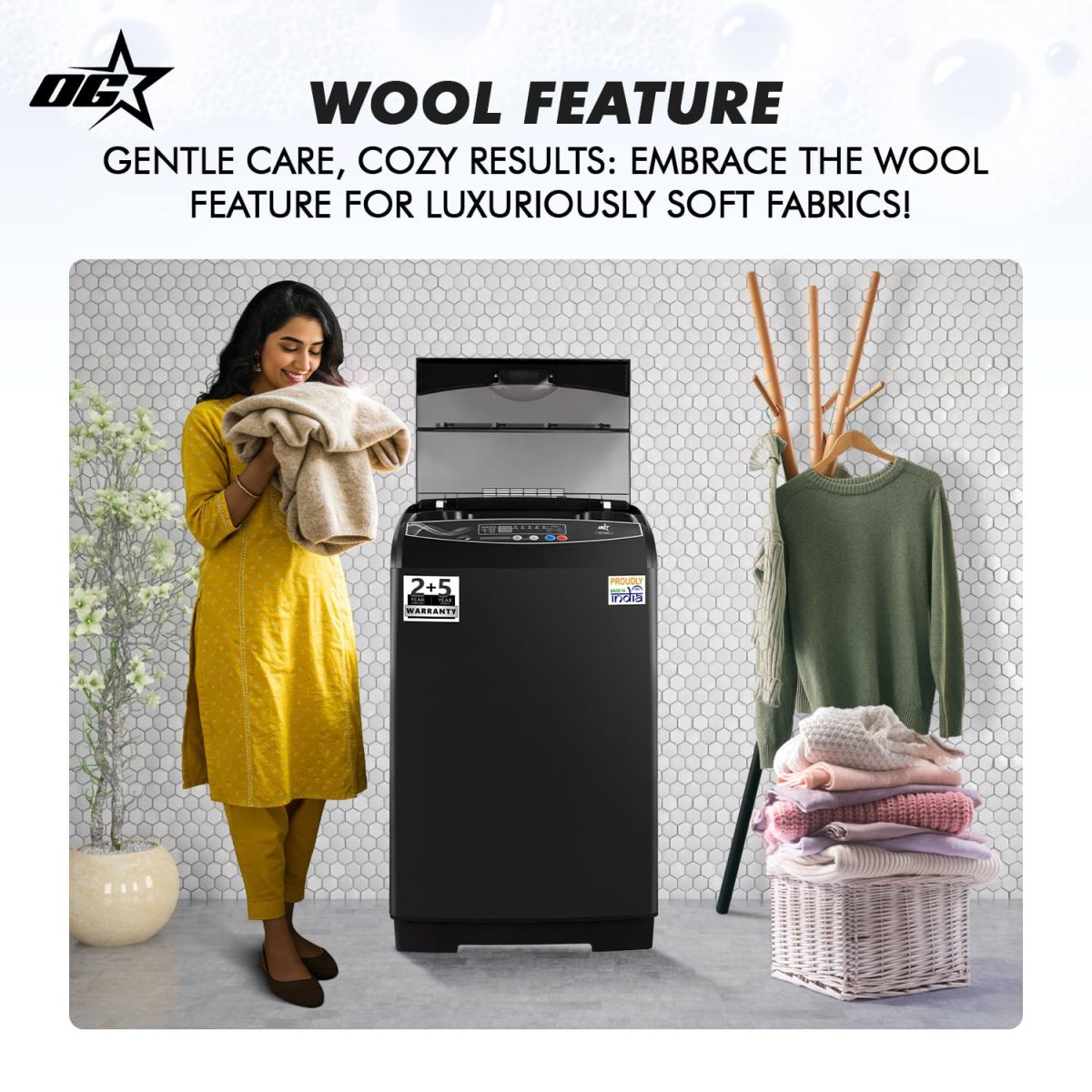 OG Star 10.5 kg Fully Automatic Top Load Washing Machine (GFT1050/Grey/2025) - Image 7