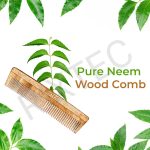 RIXTEC Neem Comb, Wooden Comb | Hair Growth, Hairfall, Dandruff Control | Hair Straightening, Frizz Control For Men and Women - Image 2