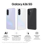 Samsung Galaxy A36 5G (Awesome Black, 12GB, 256GB) | Gemini Live | Awesome Intelligence (AI): Circle to Search, My Filter, Object Eraser | 4nm Snapdragon Processor | Flagship Grade Camera - Image 2