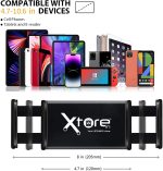 Xtore® Universal Mobile Phone Holder & Tablet Tabletop Holder with 360° Rotation (Black, Pack of 1) - Image 2