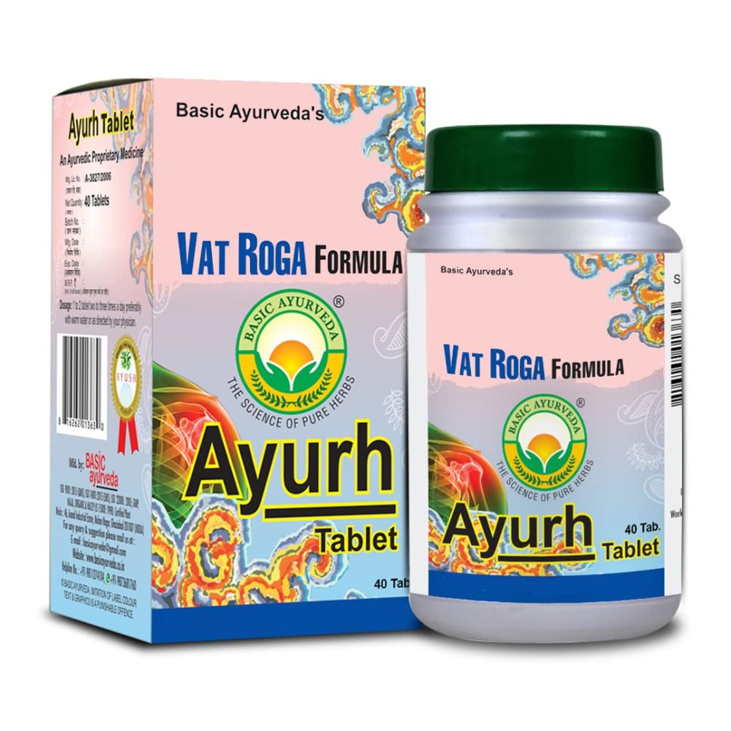 BASIC AYURVEDA Ayurh – 40 Tablets | Ayurvedic Immunity Support Supplement | Herbal Blend for Wellness & Vitality