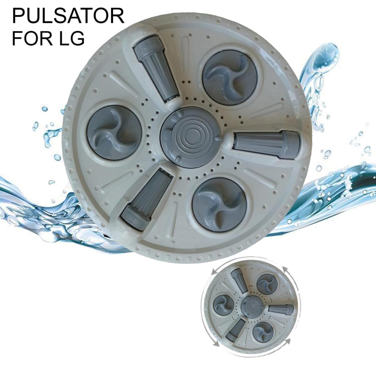 FUSION STAR Roller Jet Pulsator Only for LG Semi Automatic Washing Machine 5.5kg to 7.5kg Capacity (Match & Buy-1 Line) (Part Number - MGP618416) (Pack of 1) - Image 4
